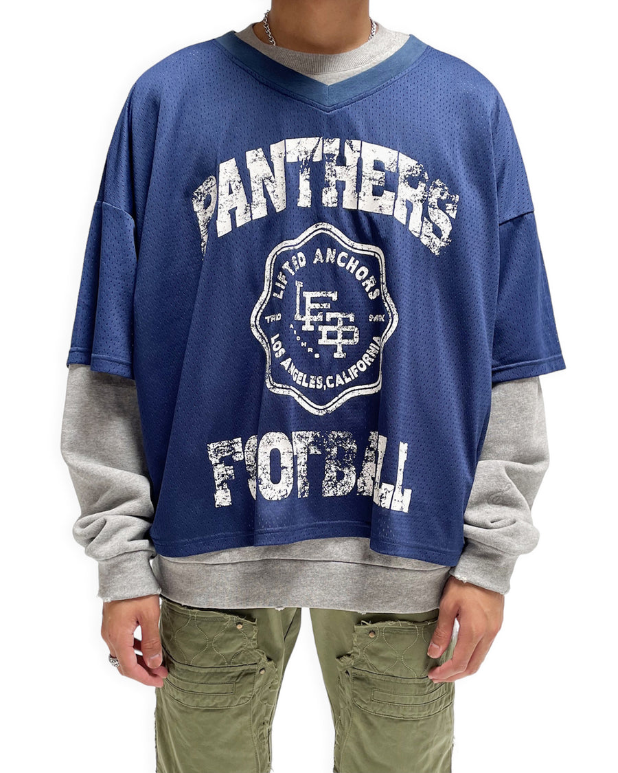 "Panthers" 2-Piece Jersey (Navy/Grey)