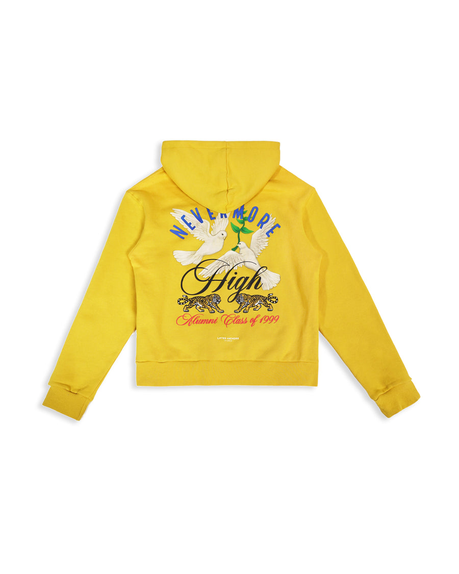 "Nevermore High" Hoodie (Yellow)